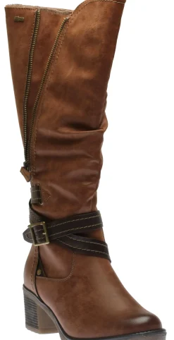 Clearance Relife Side Zip Cognac