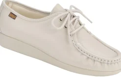 Clearance SAS Shoes Siesta Bone Leather Lace-Up Loafer