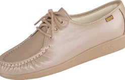 Clearance SAS Shoes Siesta Mocha Leather Lace-Up Loafer