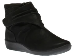 Clarks Sillian Tana Black Ankle Boot