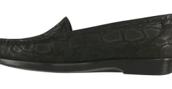 Sale SAS Shoes Simplify Black Nero Snake Slip On Loafer