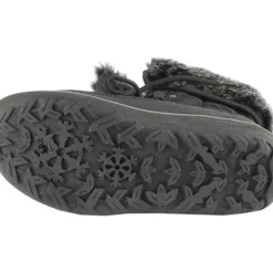 Wanderlust Snowflake Black Lace-Up Winter Boot