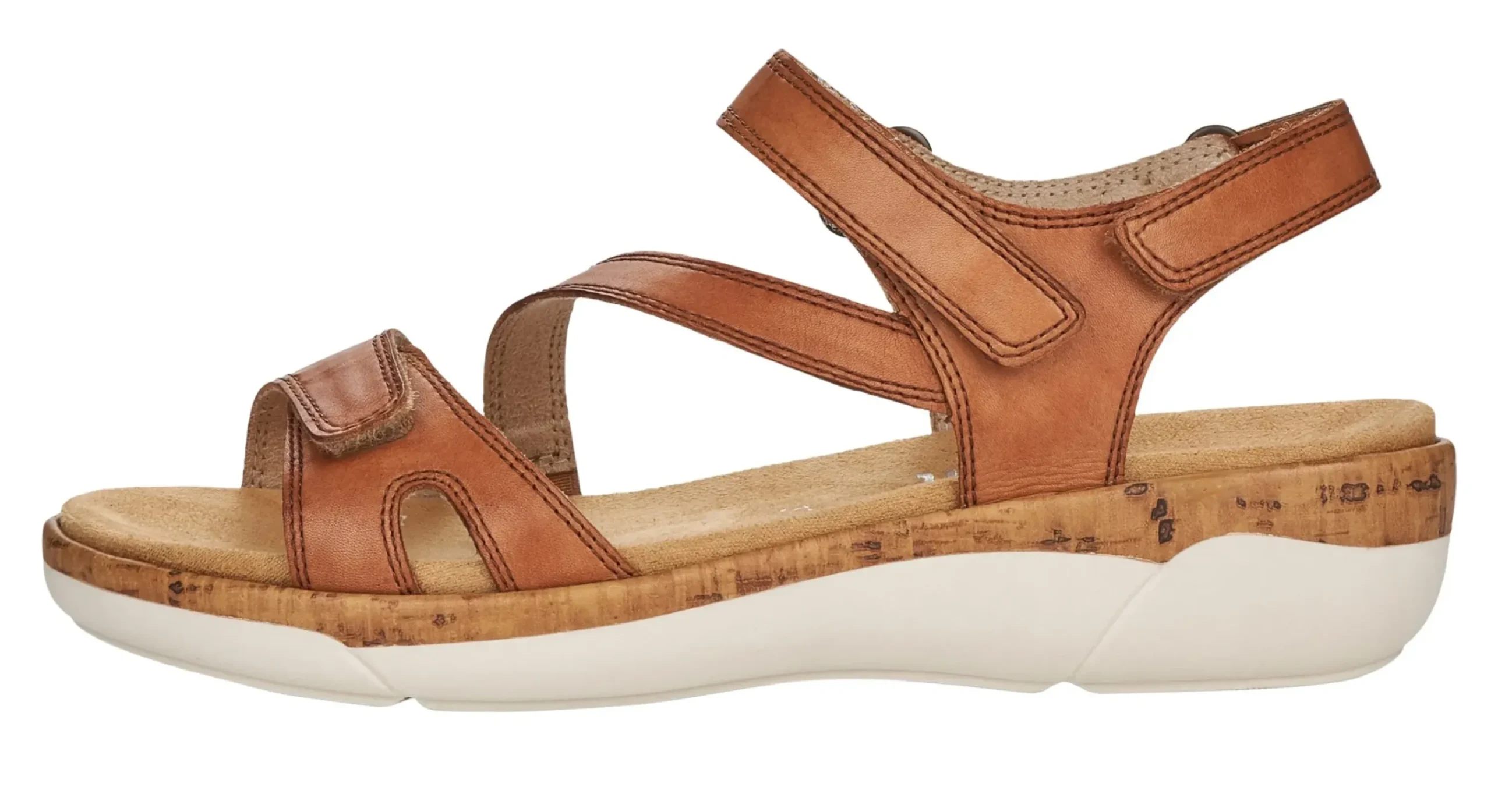 Clearance Remonte Soft Loose Tan Leather Sandal