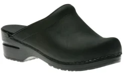 Clearance Dansko Sonja Black Oiled Leather Clog
