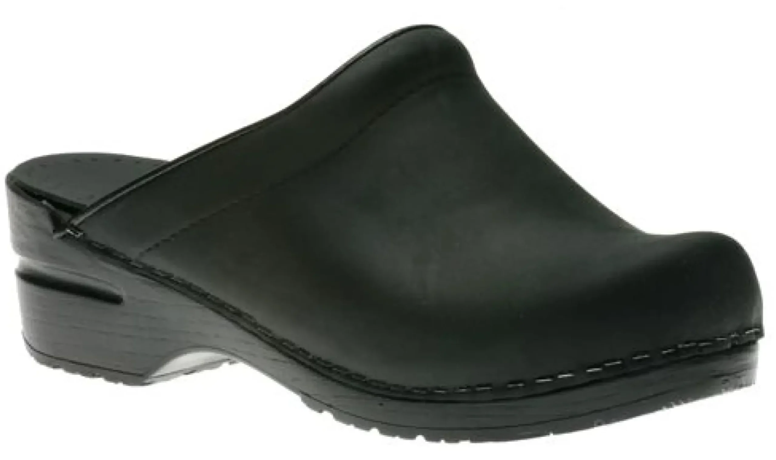 Clearance Dansko Sonja Black Oiled Leather Clog