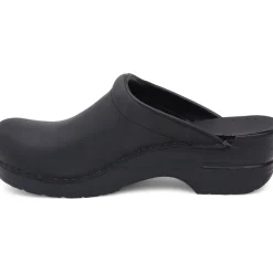 Clearance Dansko Sonja Black Oiled Leather Clog