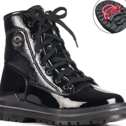 Online Olang Sound Black Patent Winter Boot