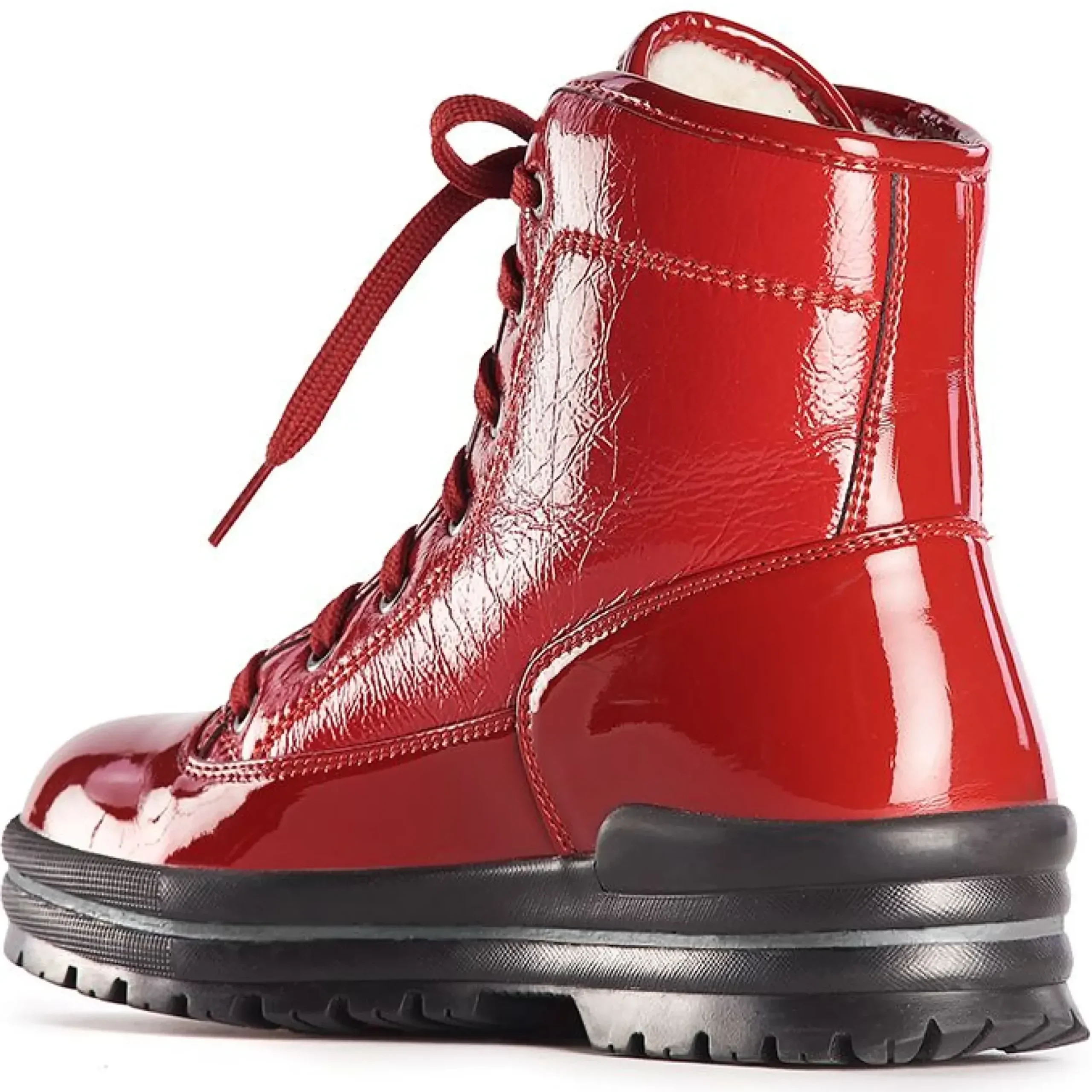 Olang Sound Red Patent Winter Boot