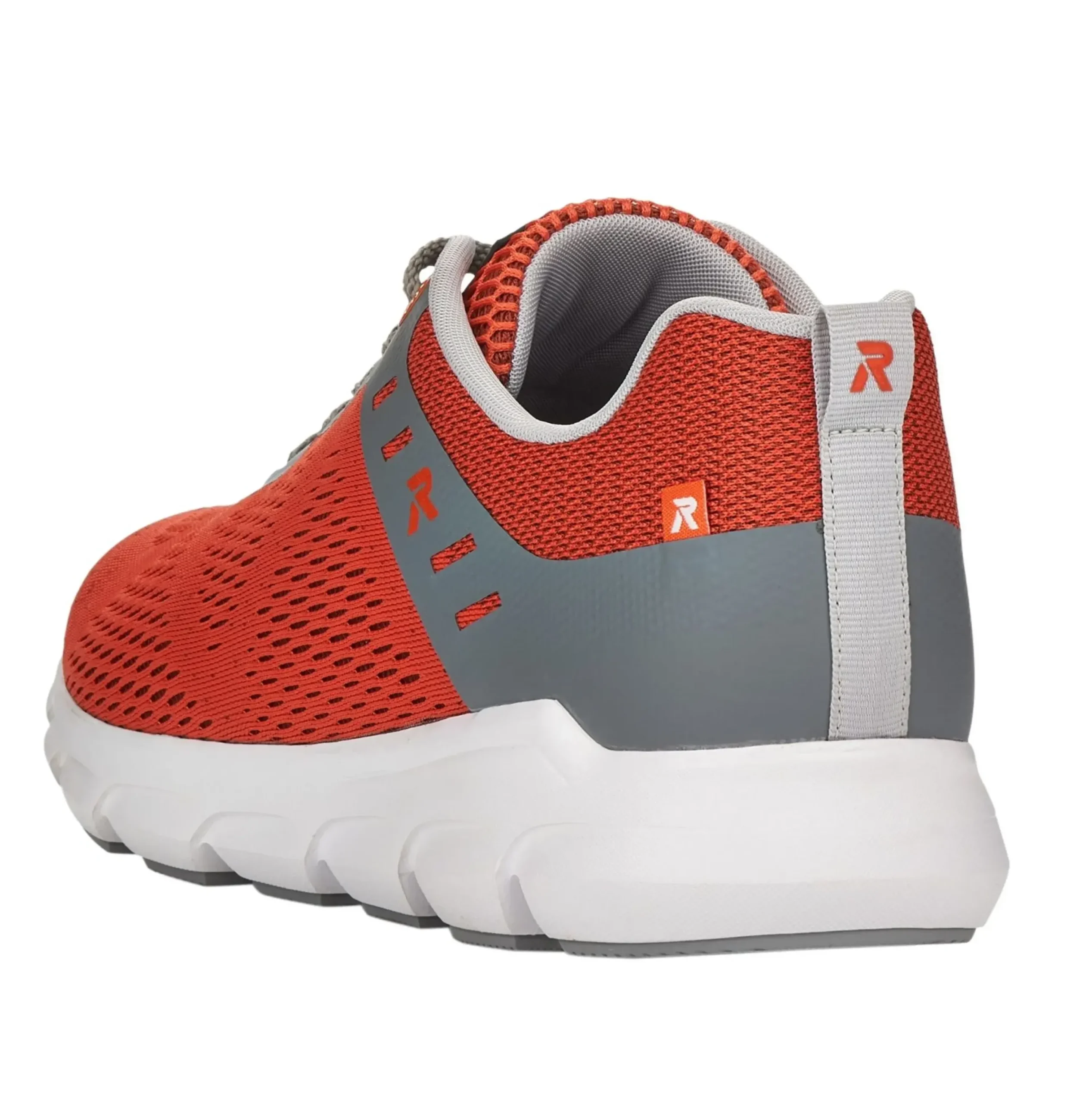 New R EVOLUTION Sportec13 Orange Grey Lace-Up Walking Shoe