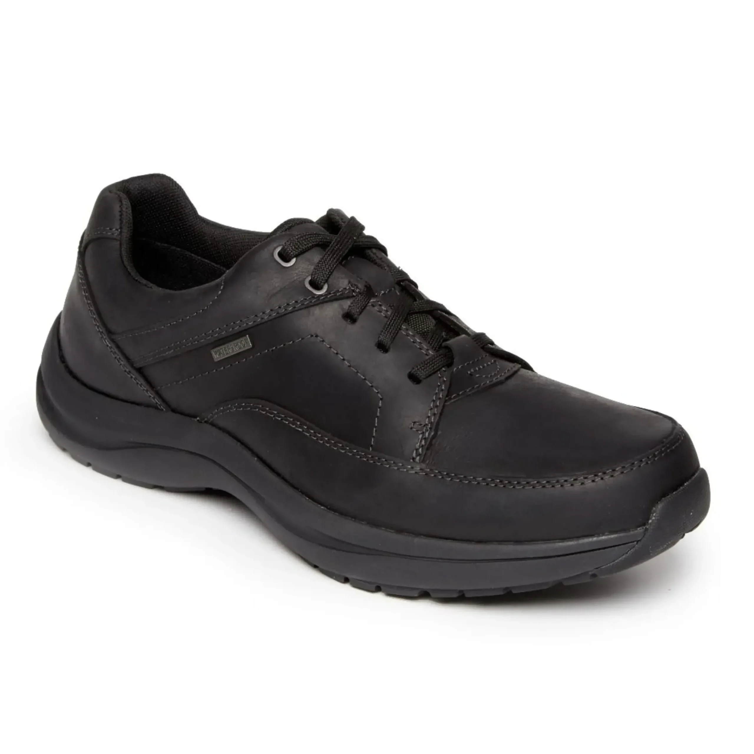 Outlet Dunham Stephen Black Leather Waterproof Shoe