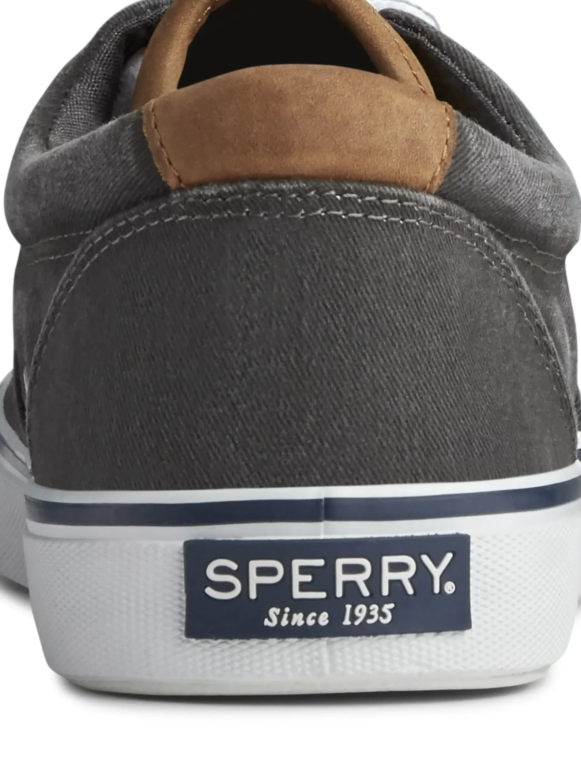 Sale Sperry Striper Ii Cvo Black Canvas Lace-Up Sneaker