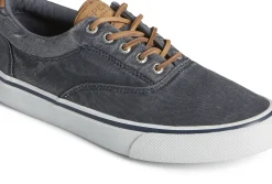 Online Sperry Striper Ii Cvo Navy Canvas Lace-Up Sneaker