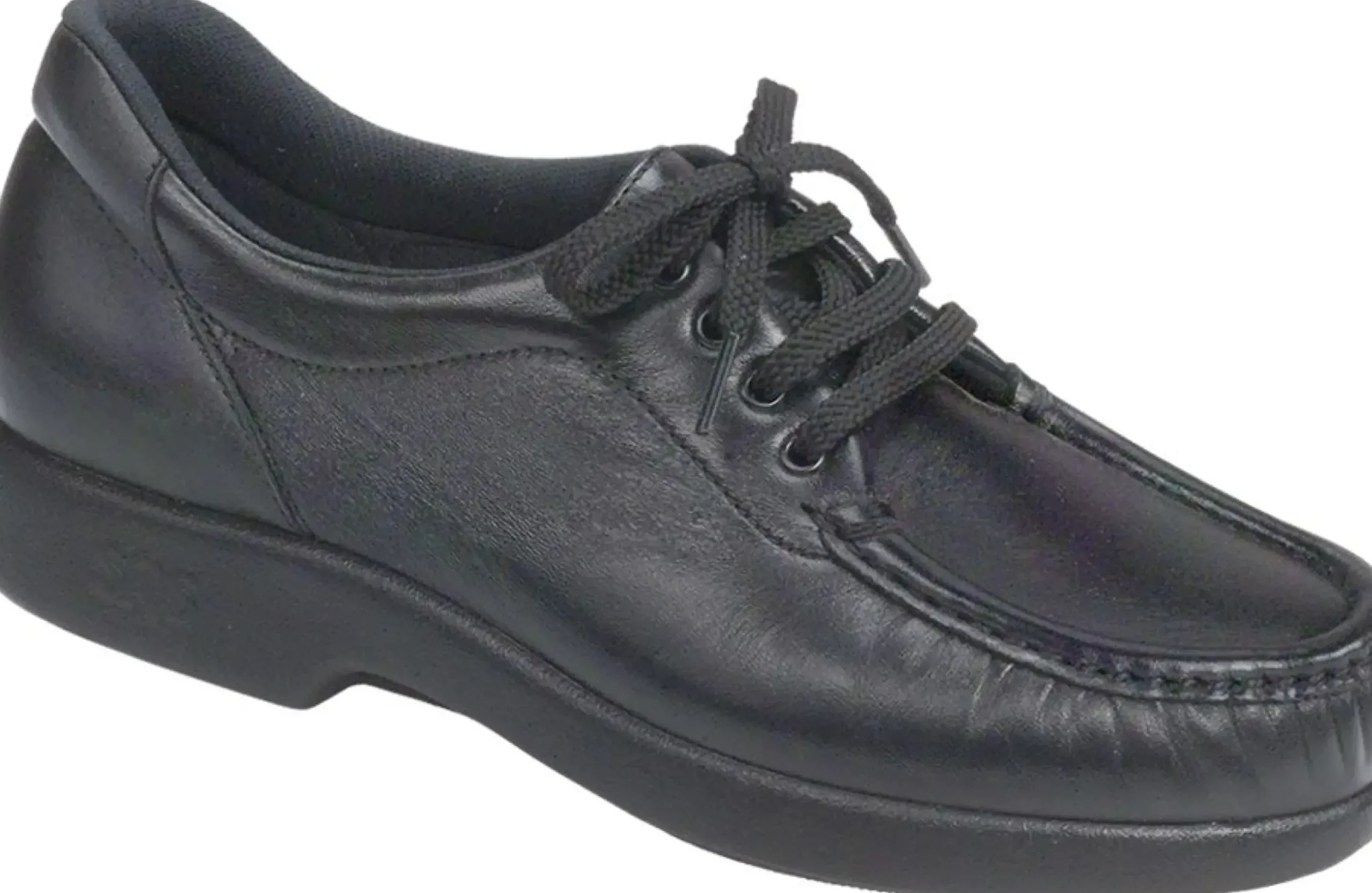 Sale SAS Shoes Take Time Black Leather Lace-Up Loafer