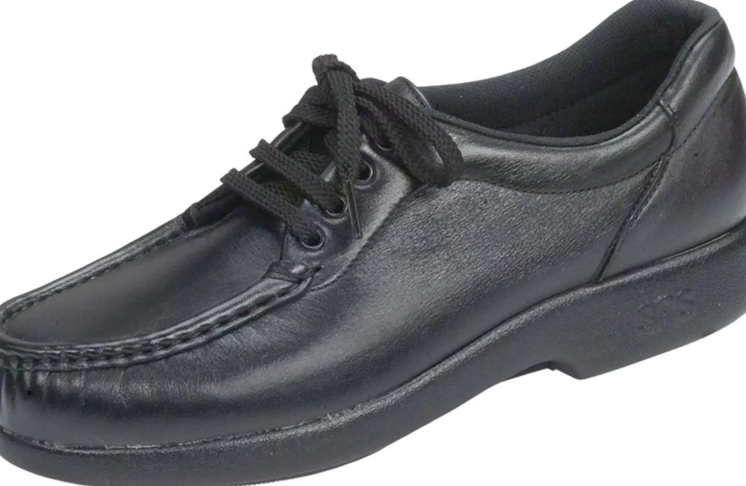 Sale SAS Shoes Take Time Black Leather Lace-Up Loafer