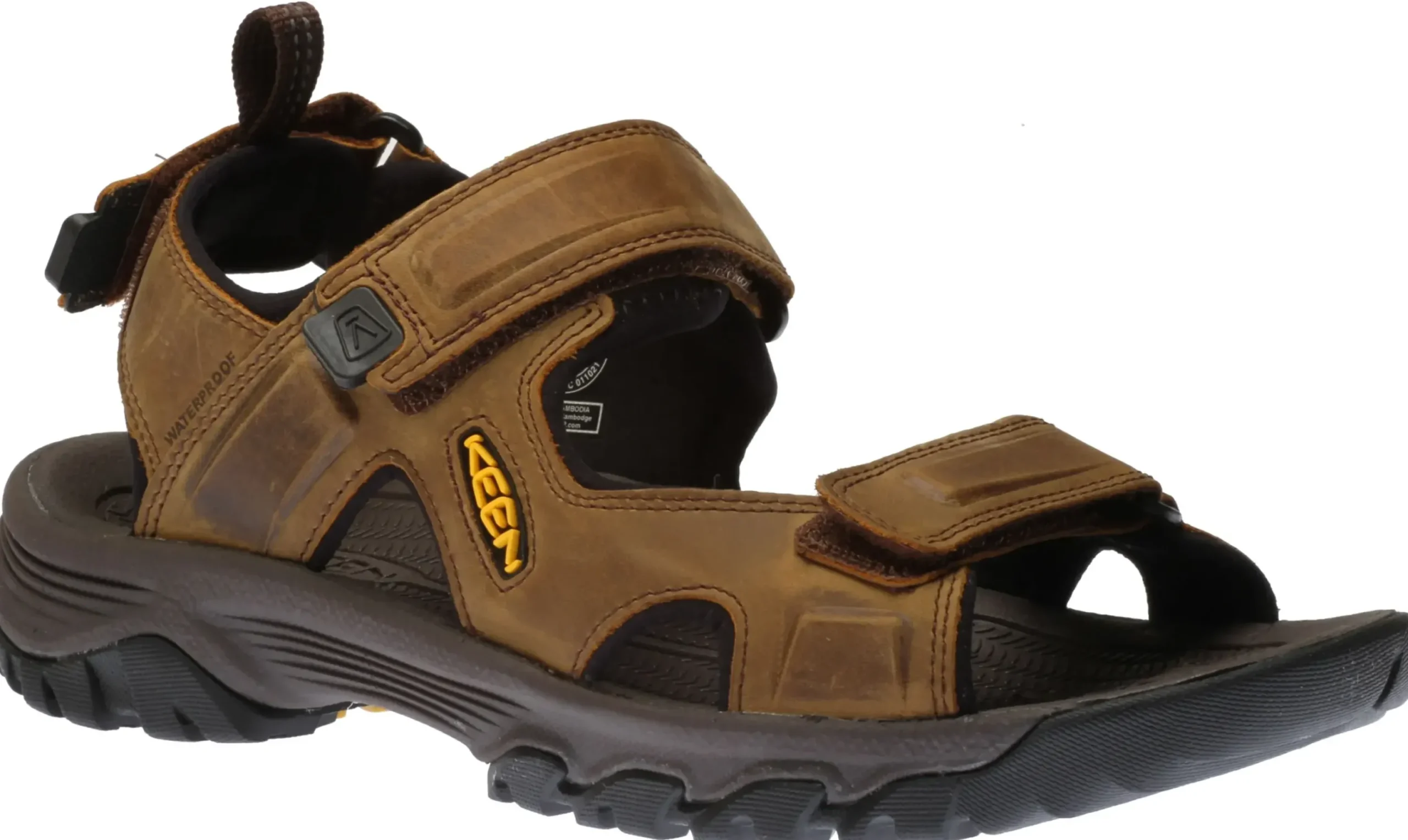 Clearance Keen Targhee Iii Bison Brown Leather Open Toe Hiking Sandal