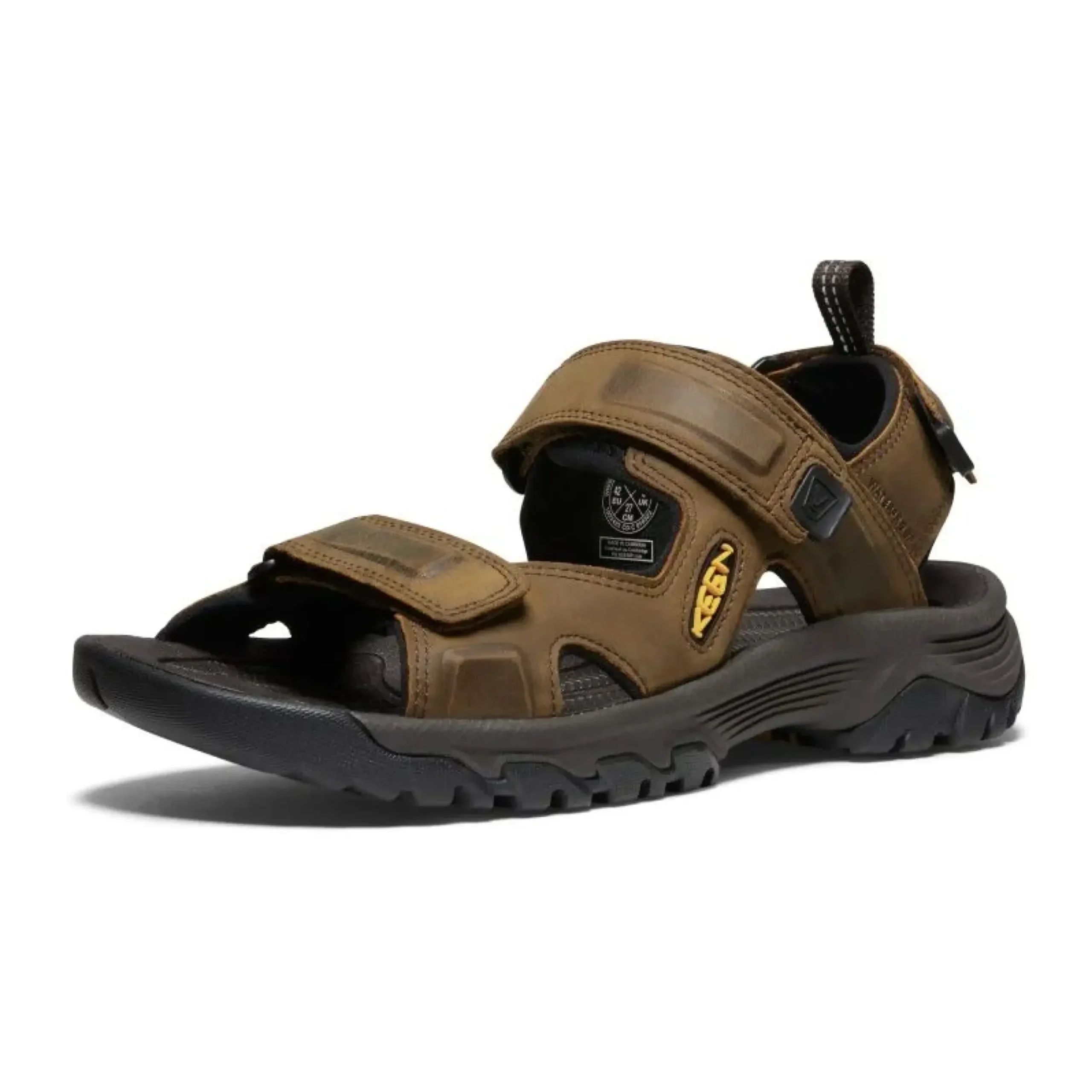 Clearance Keen Targhee Iii Bison Brown Leather Open Toe Hiking Sandal