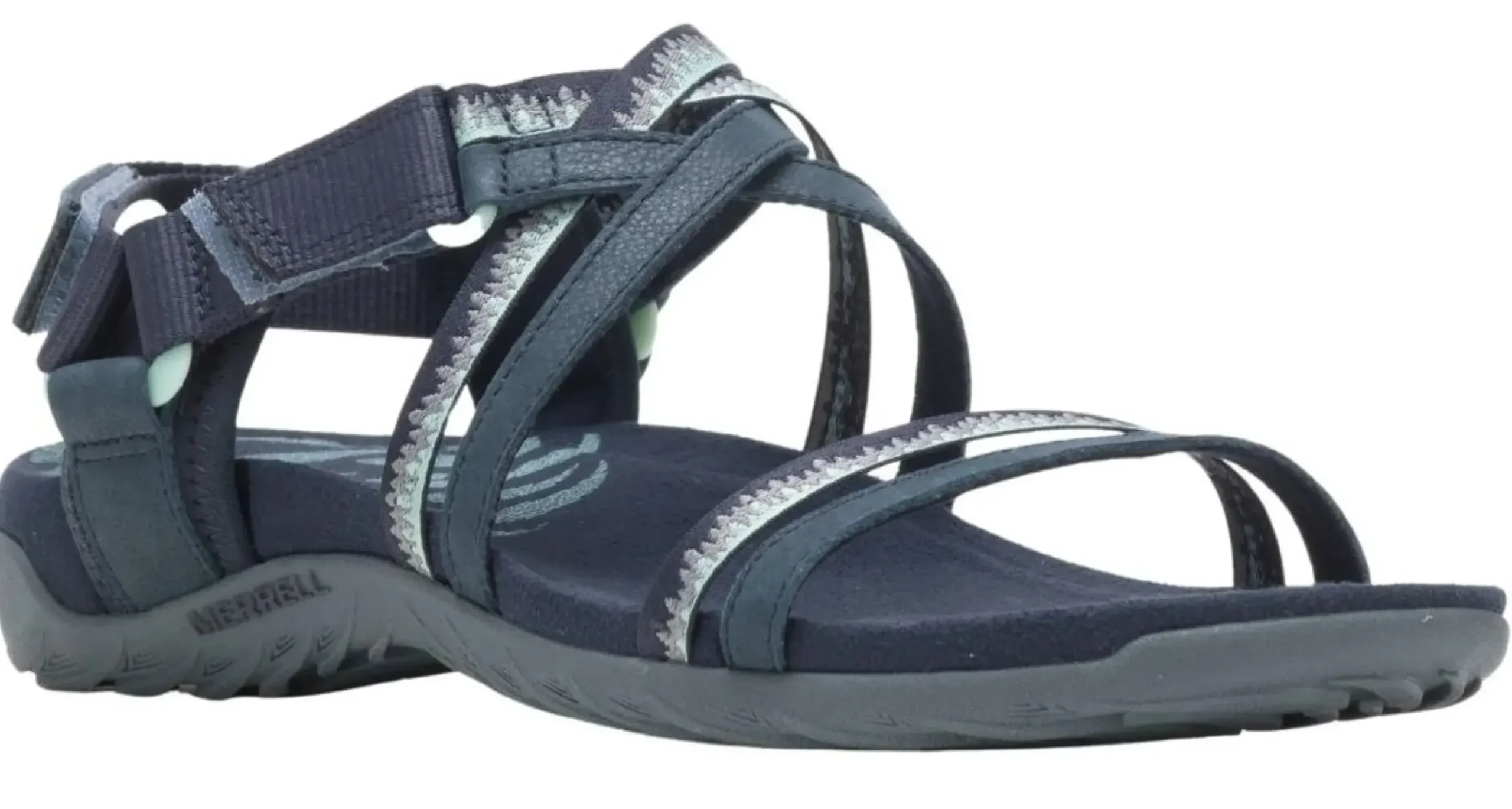 New Merrell Terran 3 Cush Lattice Navy Sandal