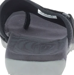 Outlet Merrell Terran 3 Cush Post 3 Black Wide Width Thong Sandal