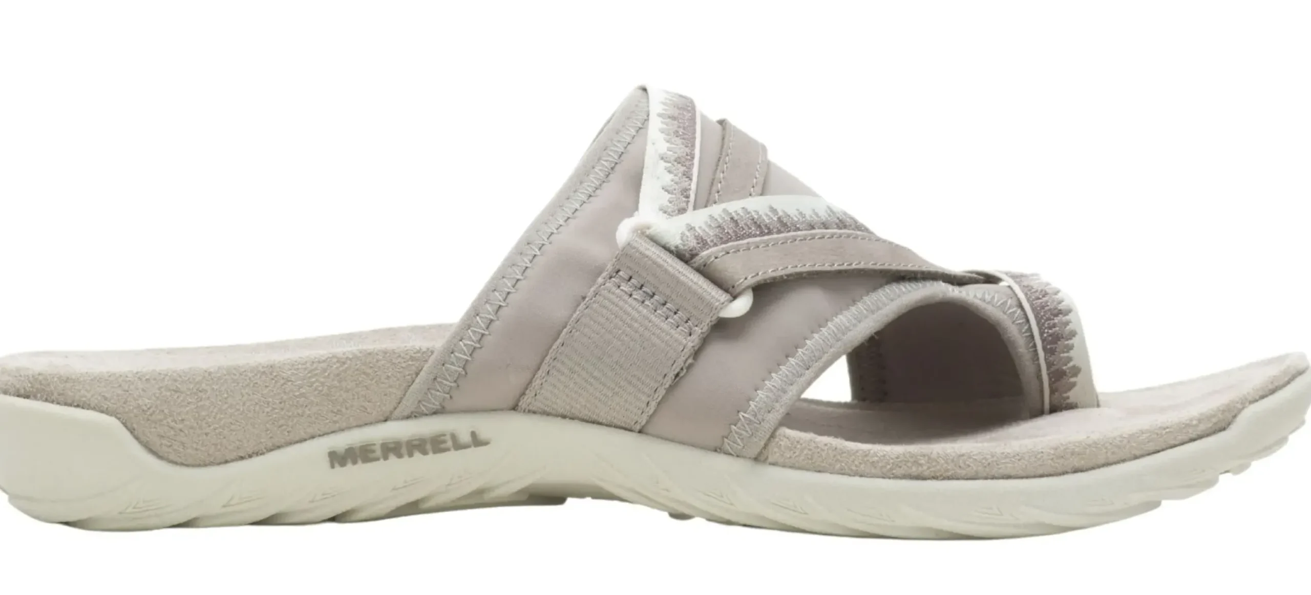 Merrell Terran 3 Cush Post Moon Beige Wide Width Thong Sandal