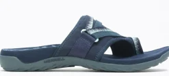 New Merrell Terran 3 Cush Post Navy Thong Sandal