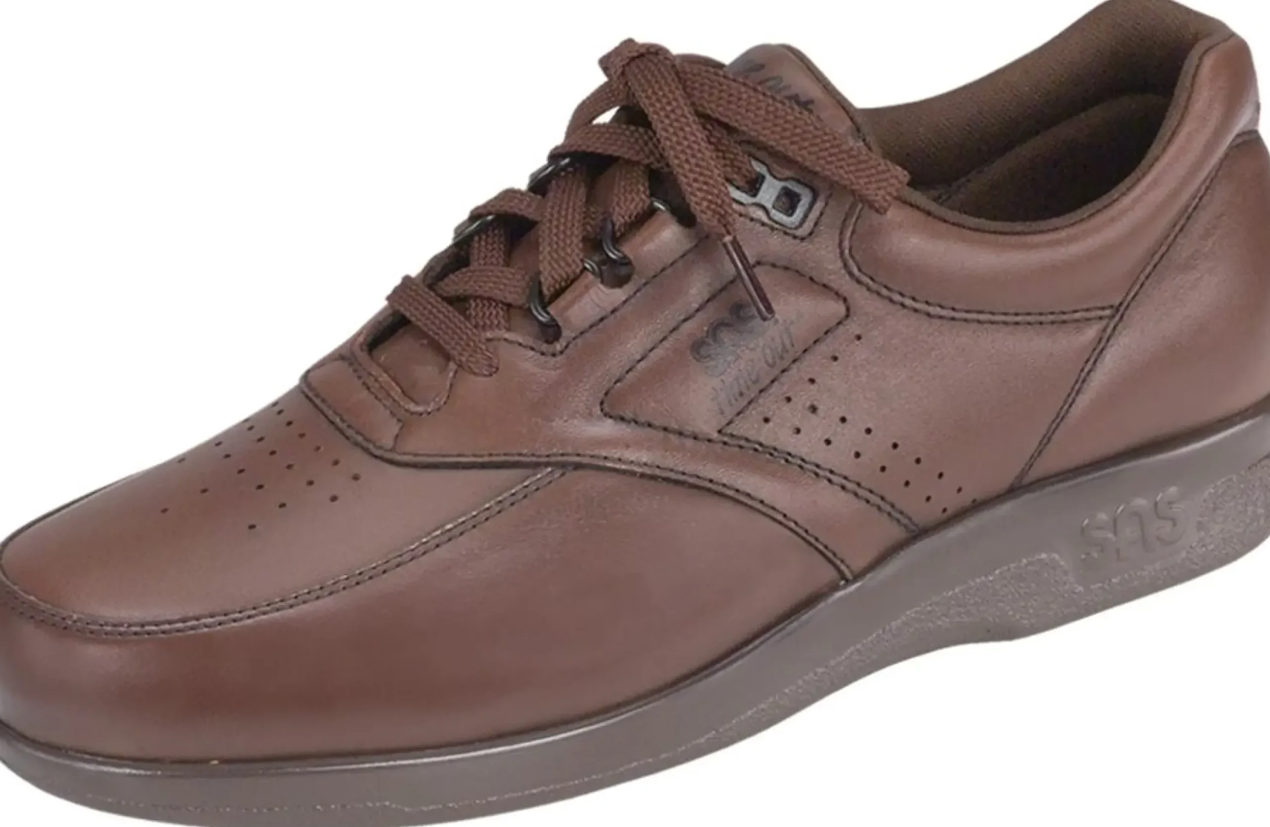 Best SAS Shoes Time Out Antique Walnut Leather Walking Shoe