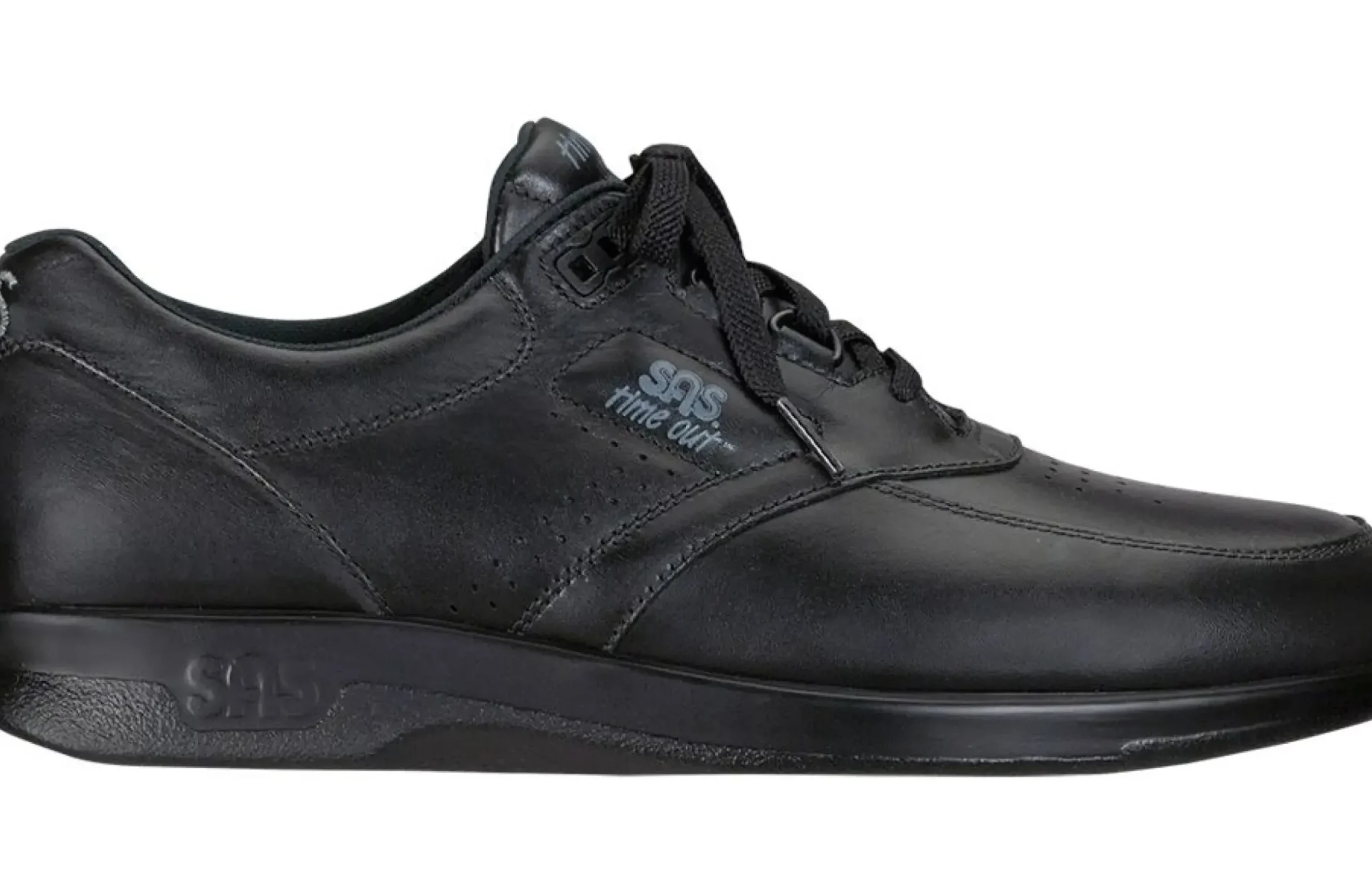 Sale SAS Shoes Time Out Black Leather Walking Shoe