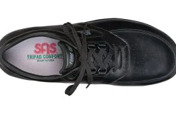 Sale SAS Shoes Time Out Black Leather Walking Shoe