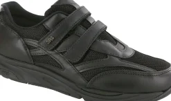 Outlet SAS Shoes Tmv Black Leather Mesh Walking Shoe