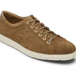 New Rockport Total Motion Lite Tan Suede Lace-Up Sneaker