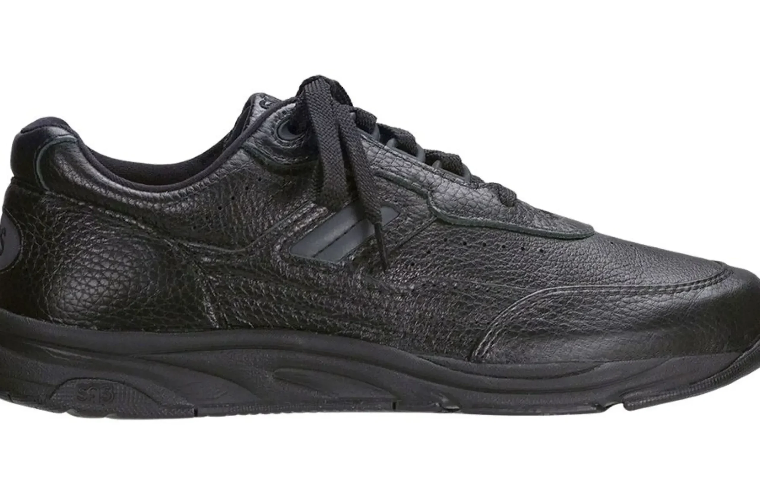 Discount SAS Shoes Tour Black Leather Lace-Up Sneaker