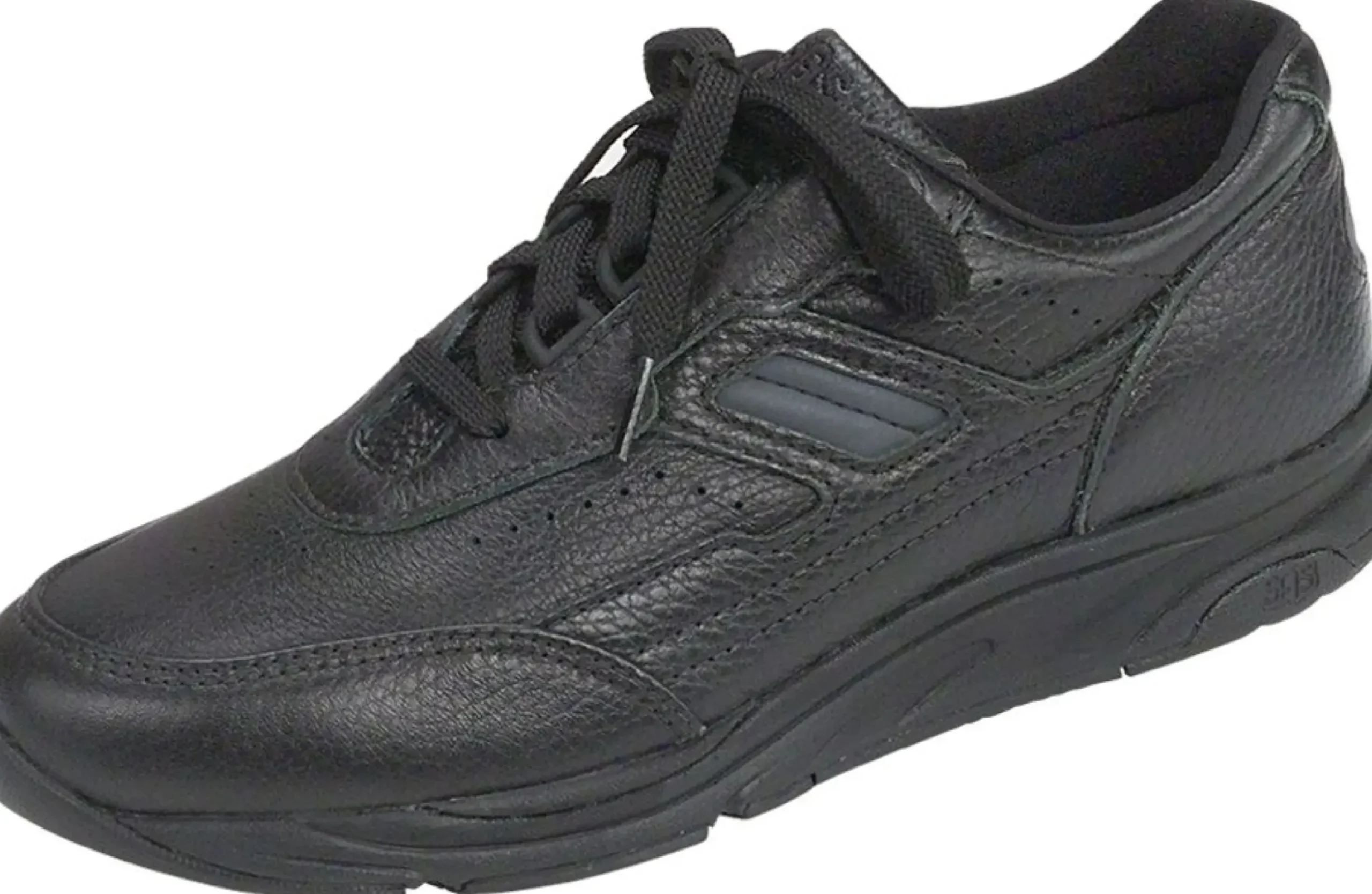 Discount SAS Shoes Tour Black Leather Lace-Up Sneaker