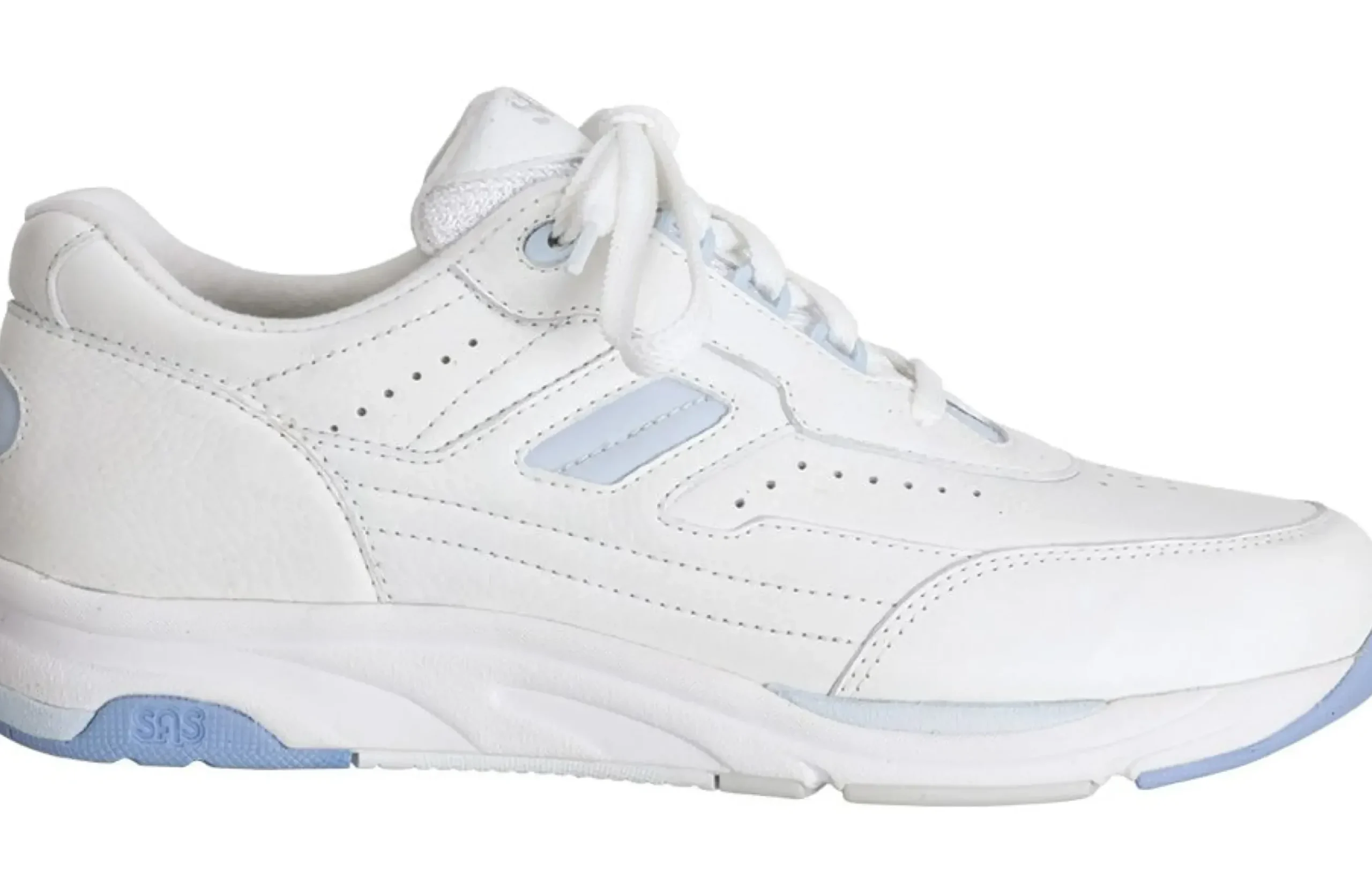 Best SAS Shoes Tour White Leather Lace-Up Sneaker