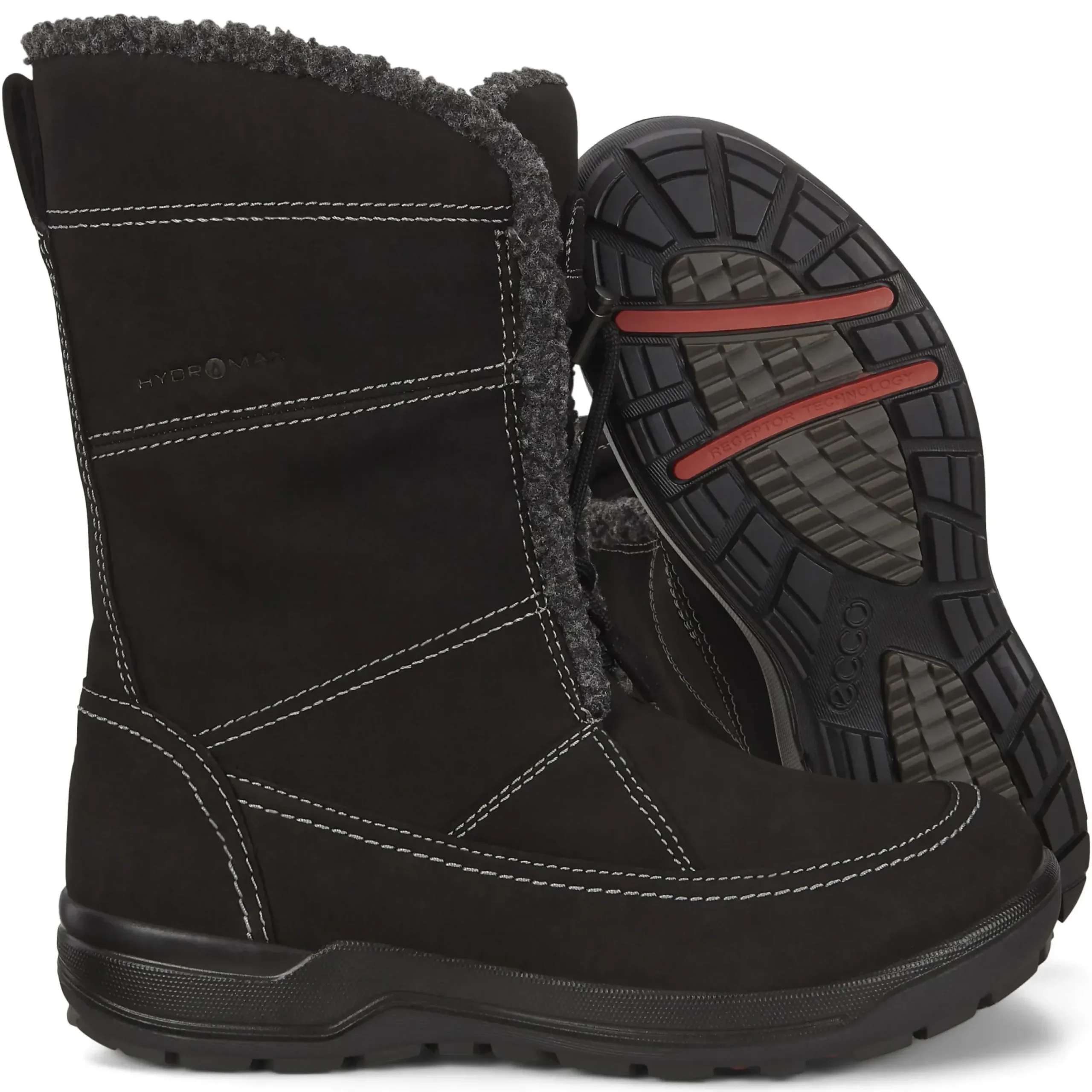Best Ecco Trace Lite Black Winter Boot