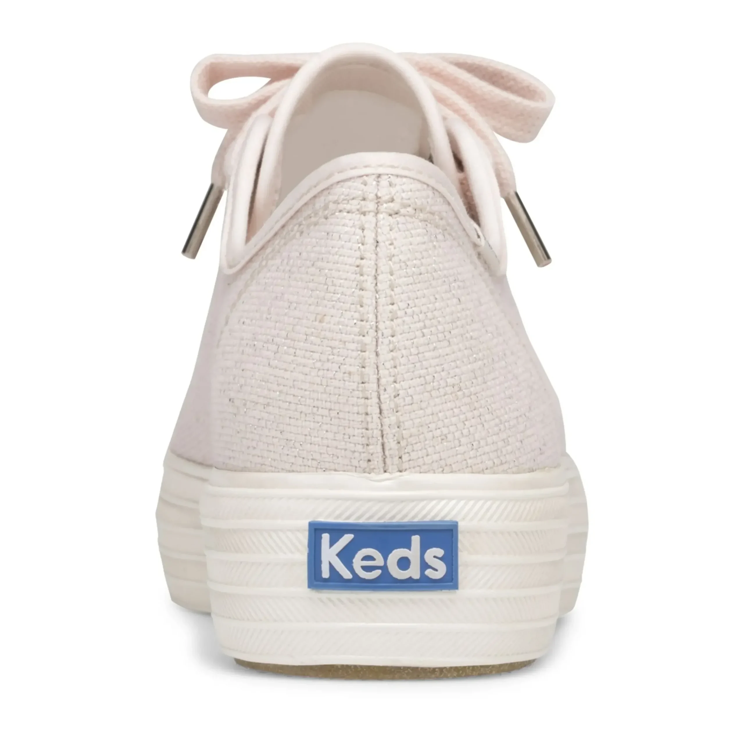 New Keds Triple Kick Pink Lace-Up Platform Tennis Sneaker