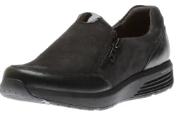 Clearance Rockport Trustride Black Side Zipper Slip-On Sneaker