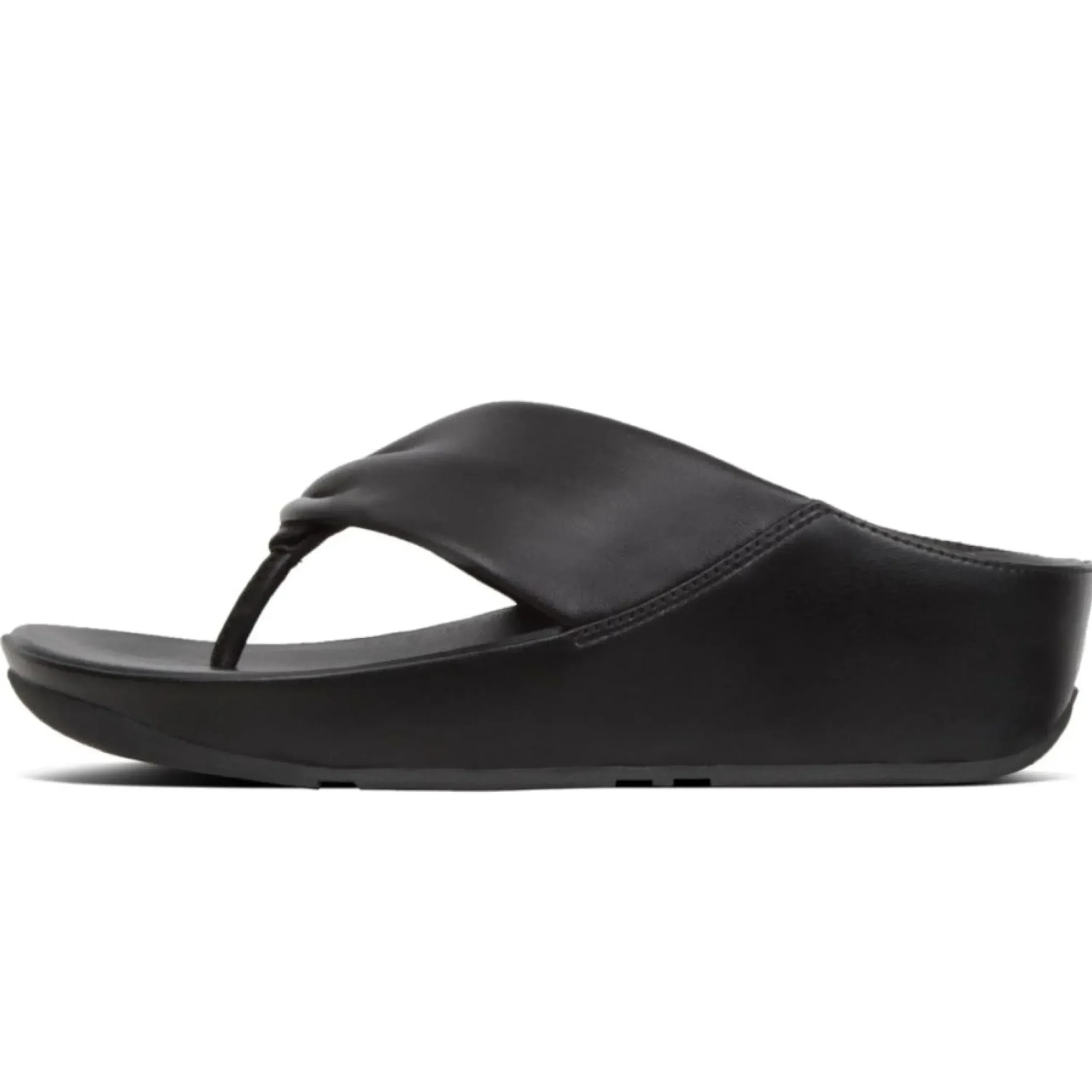 Sale Fit Flop Twiss Black Leather Thong Sandal