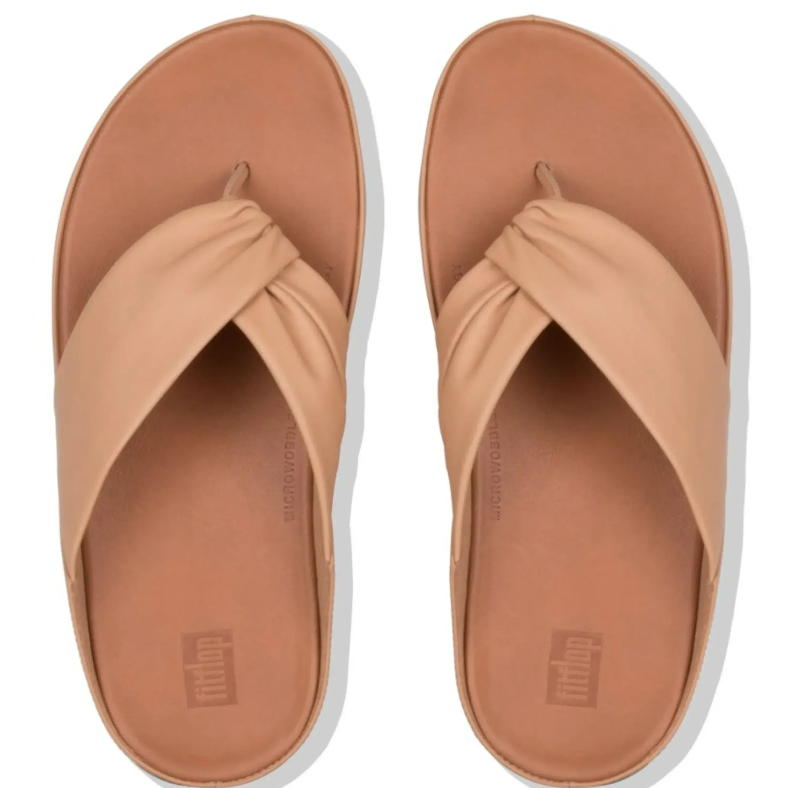Clearance Fit Flop Twiss Blush Leather Thong Sandal