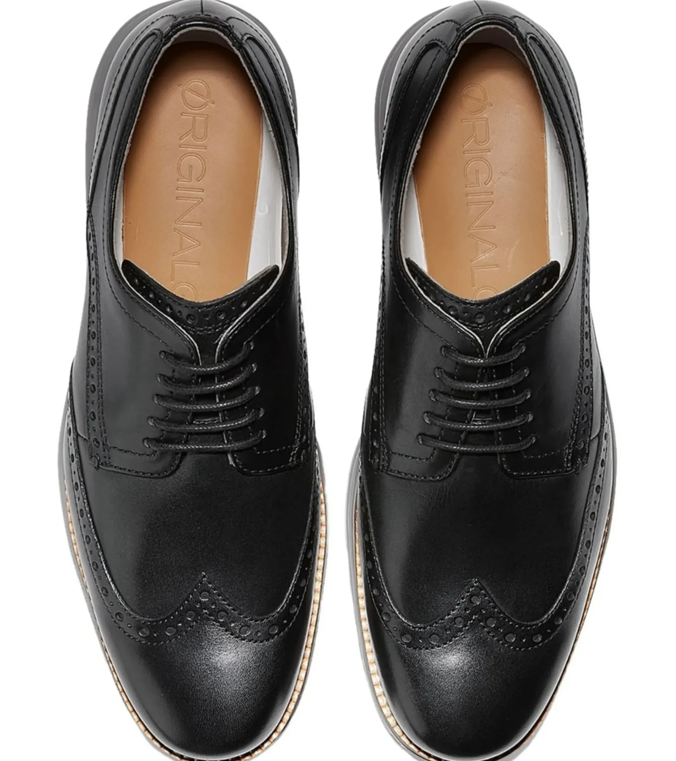 New Cole Haan U00D8Riginalgrand Wingtip Oxford Black