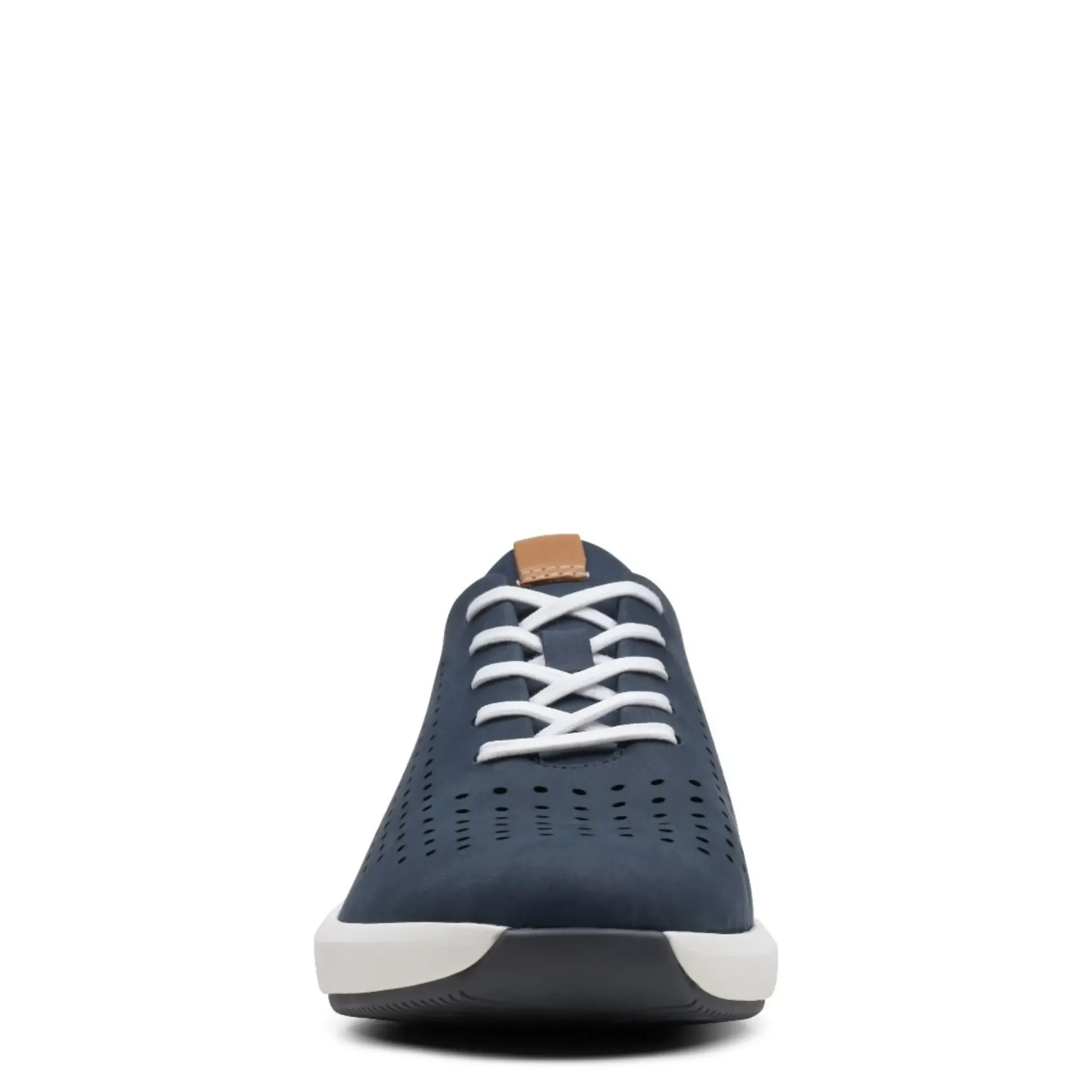 New Clarks Un Rio Tie Navy Nubuck Leather Sneaker