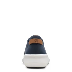 New Clarks Un Rio Tie Navy Nubuck Leather Sneaker