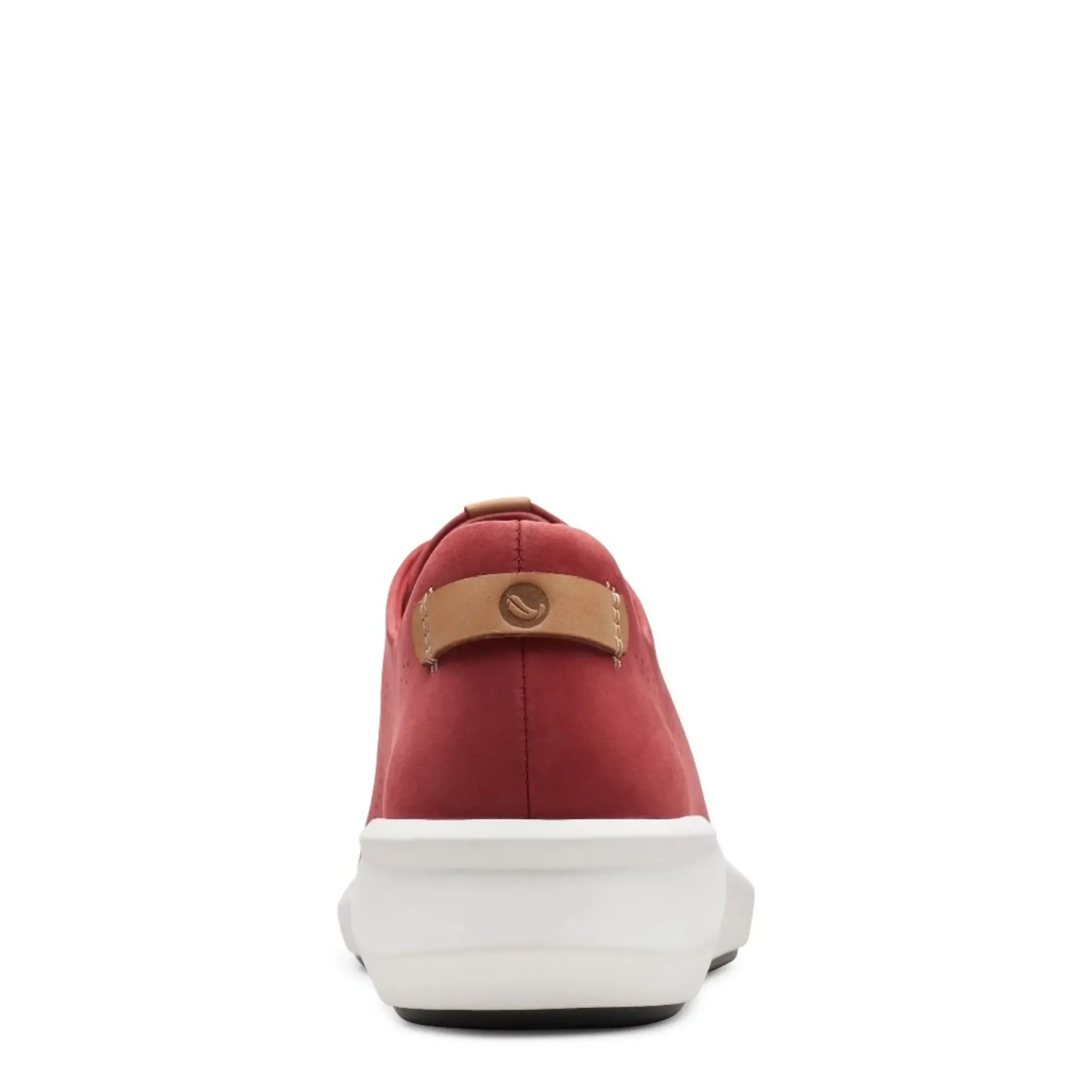Hot Clarks Un Rio Tie Red Nubuck Leather Sneaker