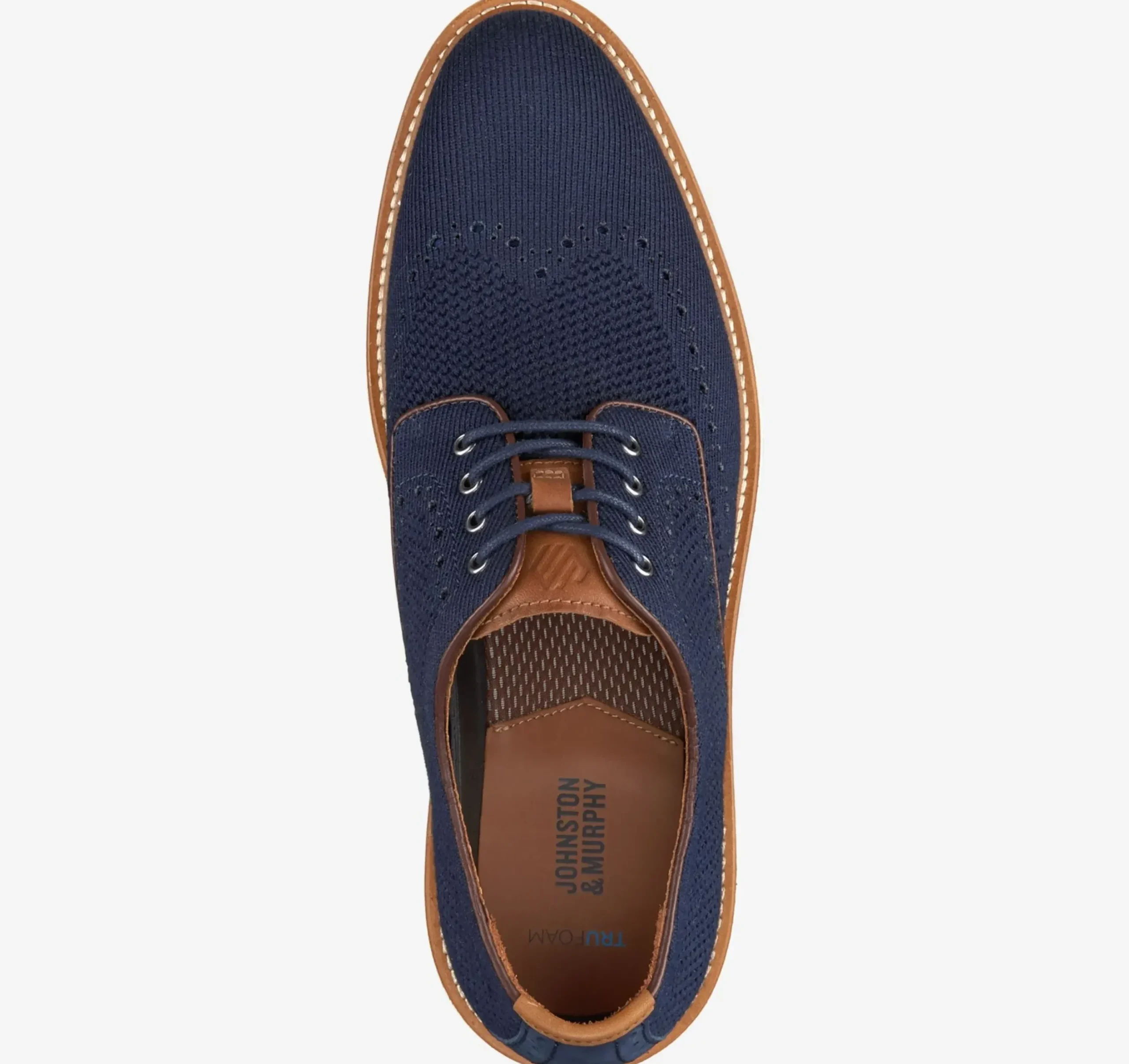 Sale Johnston & Murphy Upton Knit Navy