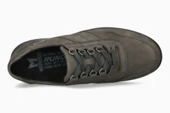 Hot Mephisto Valerian Graphite Nubuck Leather Lace-Up Walking Shoe