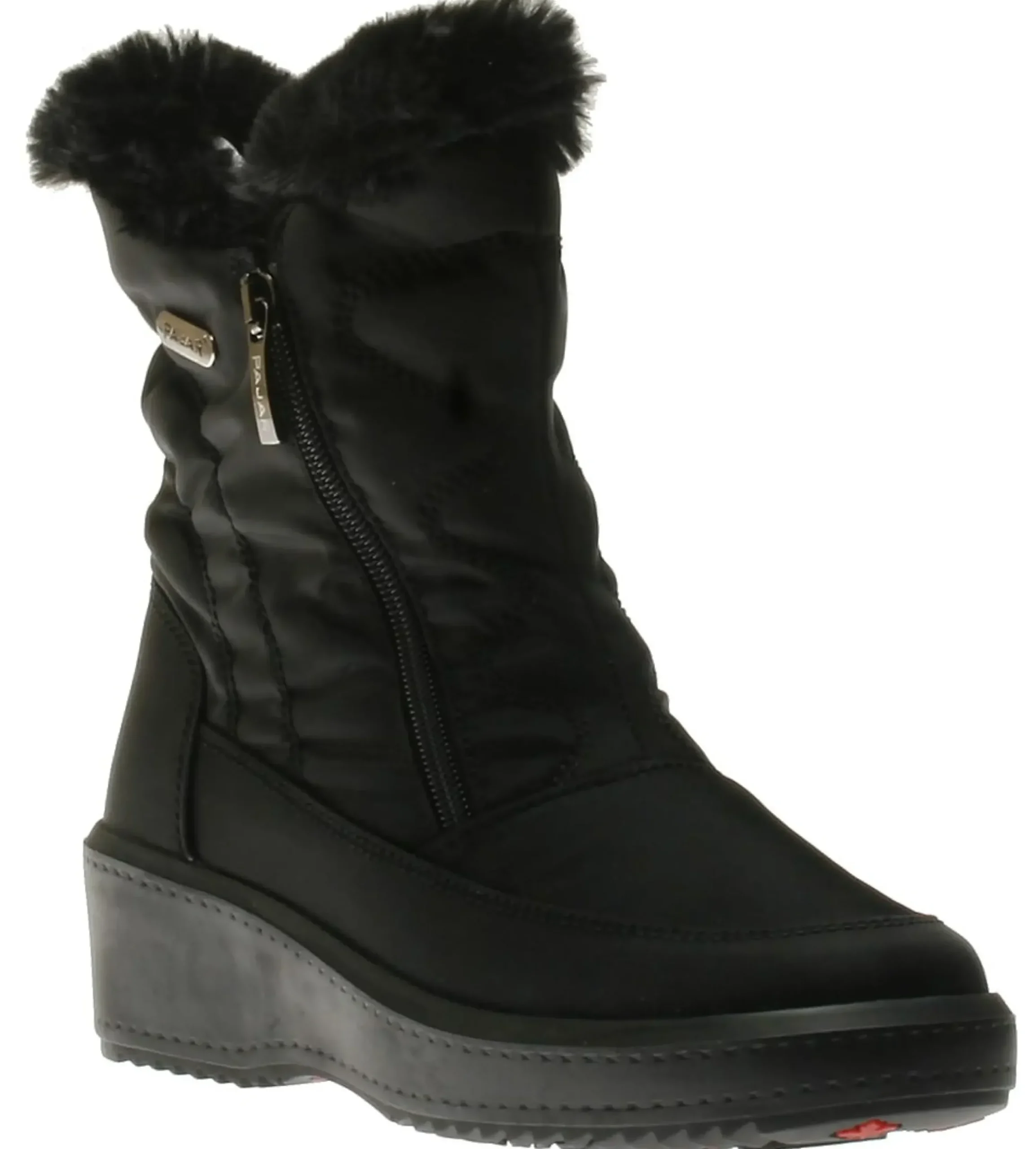 Hot Pajar Veronica Black Nylon Winter Boot