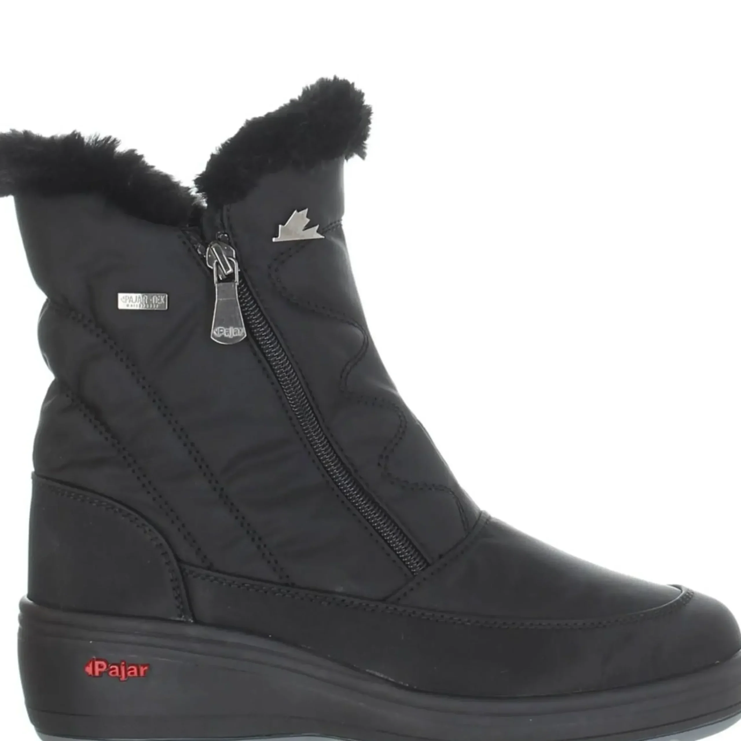 Hot Pajar Veronica Black Nylon Winter Boot