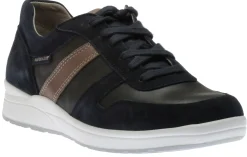 Mephisto Vito Velsp Mulberry Leather Lace-Up Sneaker