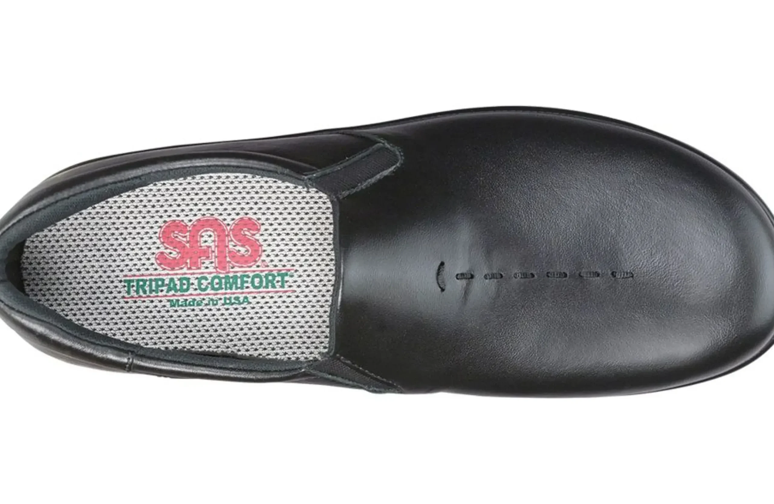 Clearance SAS Shoes Viva Black Leather Slip-On Loafer