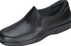 Clearance SAS Shoes Viva Black Leather Slip-On Loafer
