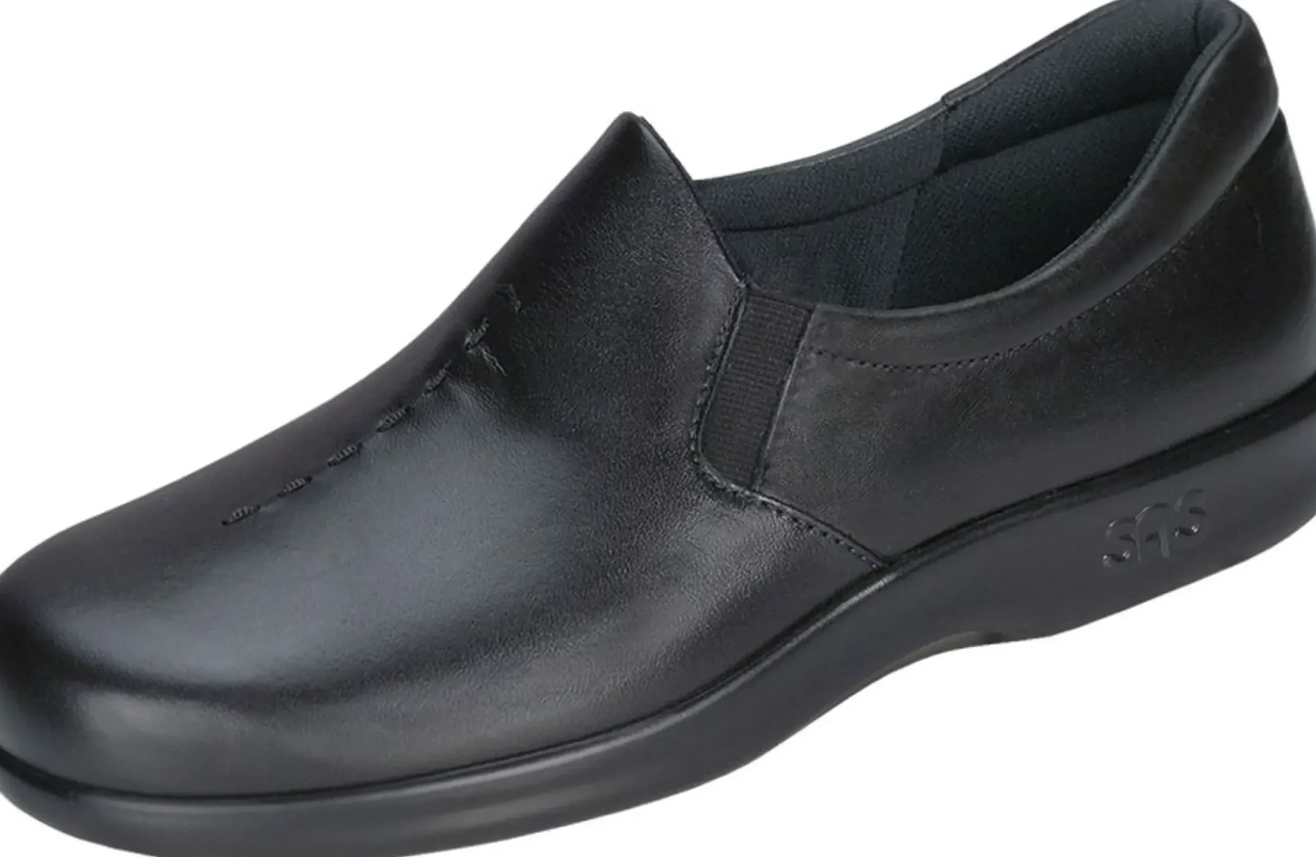 Clearance SAS Shoes Viva Black Leather Slip-On Loafer