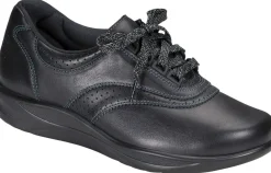Hot SAS Shoes Walk Easy Black Leather Walking Shoe